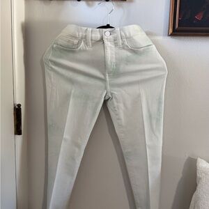 Women’s Slim High-Rise Jeans in Light Cream